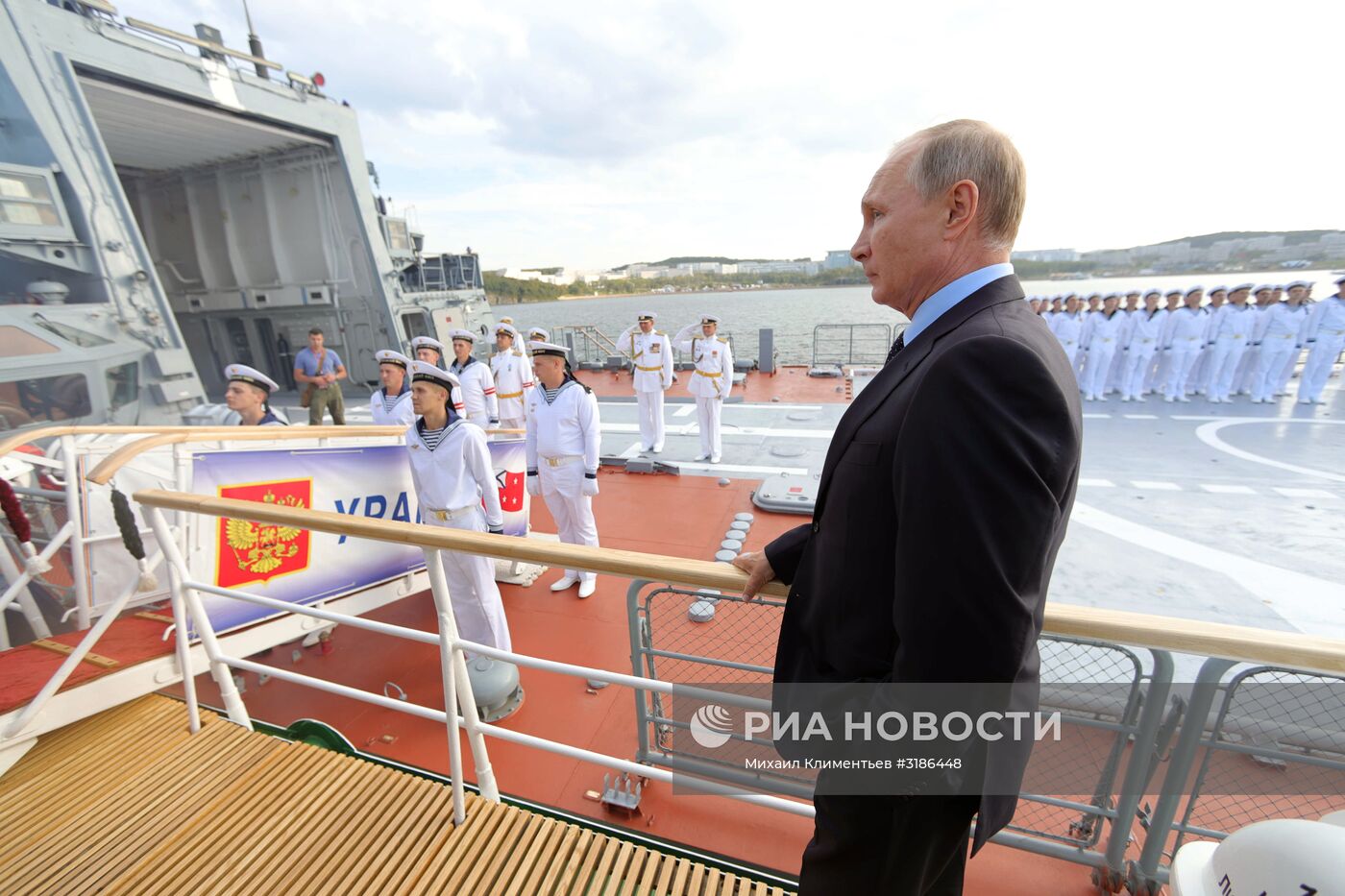 Рабочая поездка президента РФ В. Путина в Приморский край. День второй