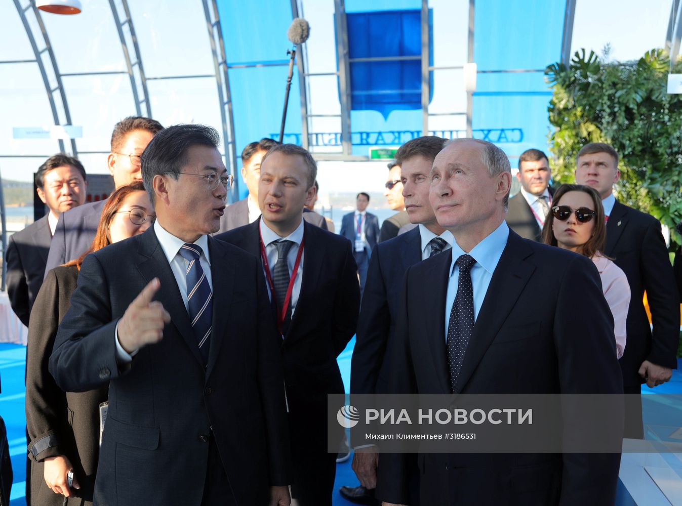 Рабочая поездка президента РФ В. Путина в Приморский край. День второй