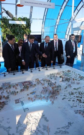 Рабочая поездка президента РФ В. Путина в Приморский край. День второй