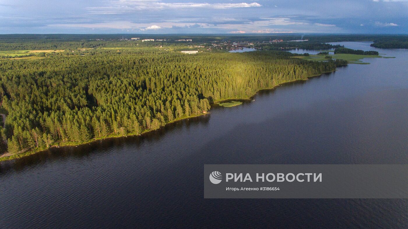 Онежское озеро в Карелии