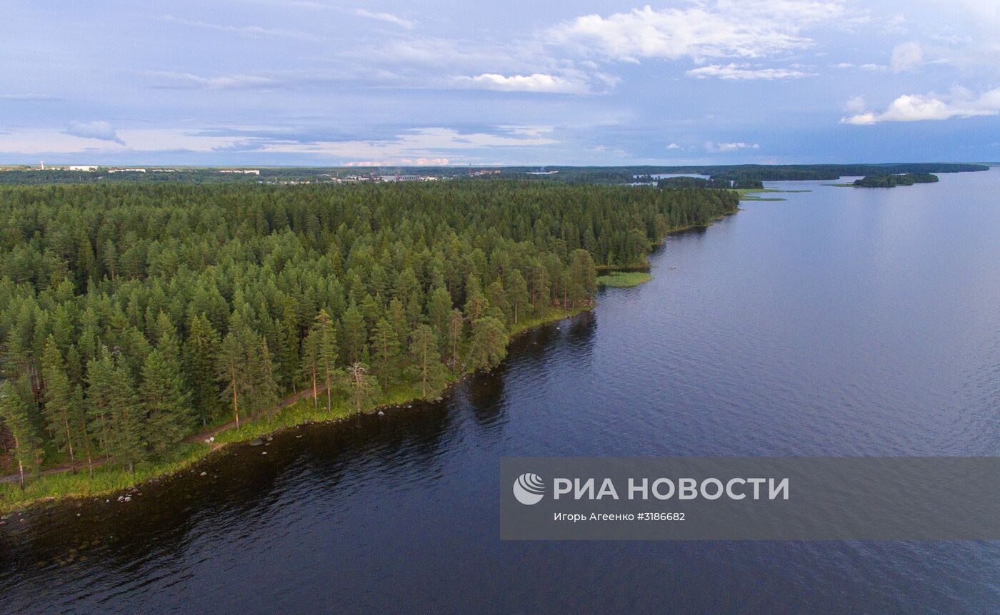 Онежское озеро в Карелии