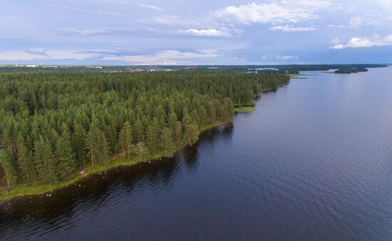 Онежское озеро в Карелии