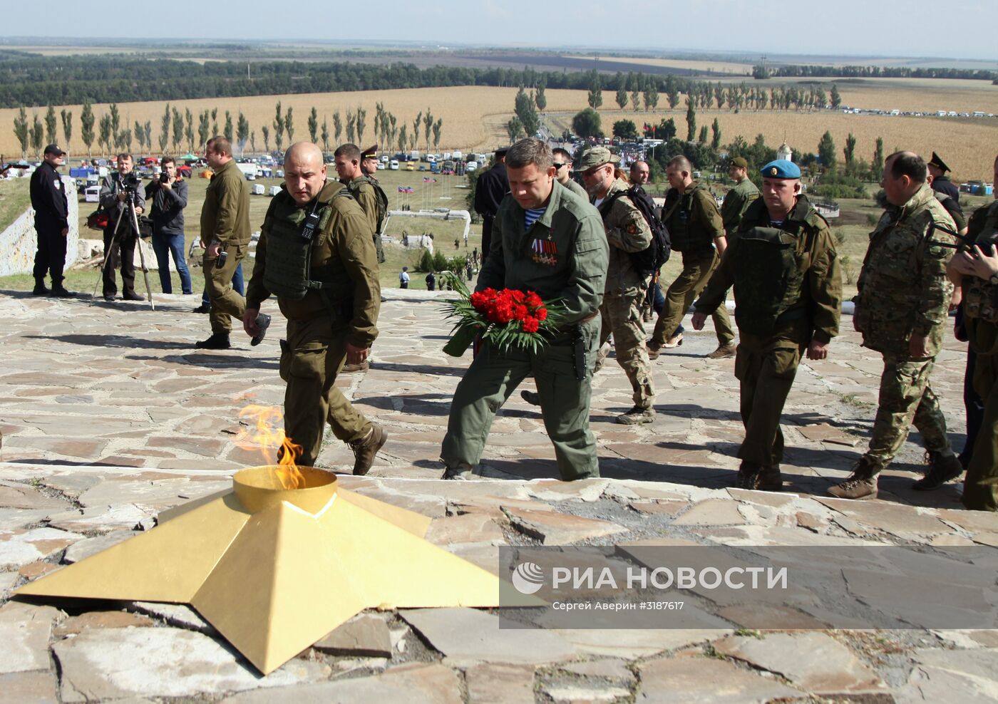 Мероприятия на Саур-Могиле в честь Дня освобождения Донбасса