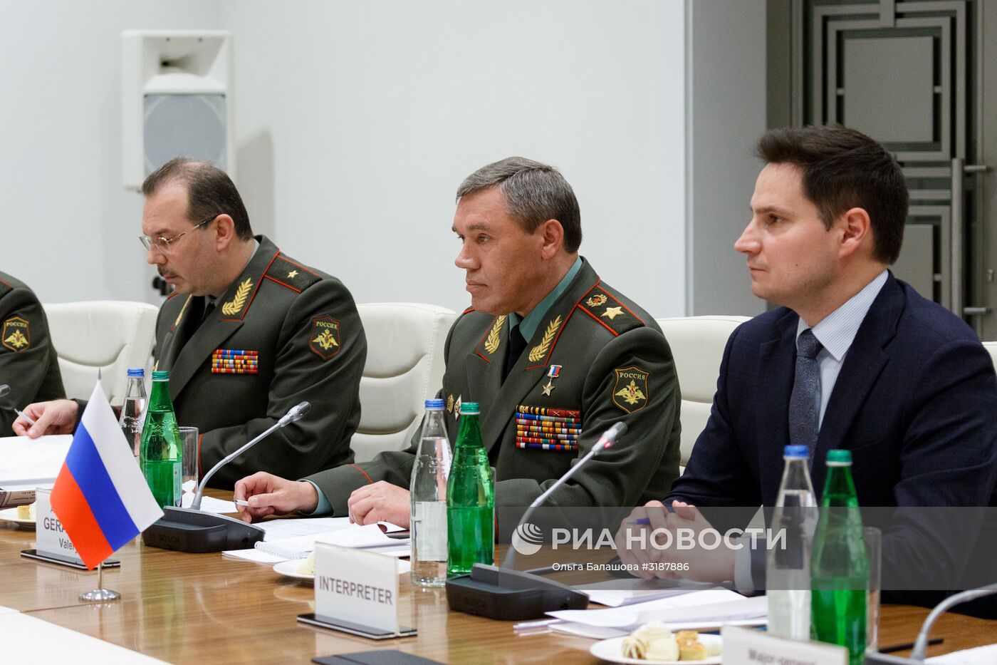 Рабочая поездка начальника генерального штаба ВС РФ В. Герасимова в Азербайджан