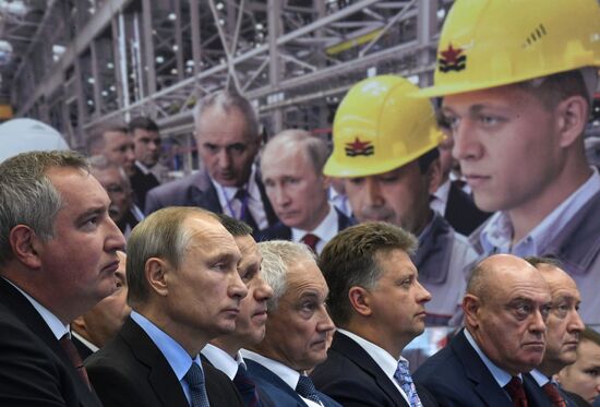 Рабочая поездка президента РФ В. Путина в Приморский край. День четвертый
