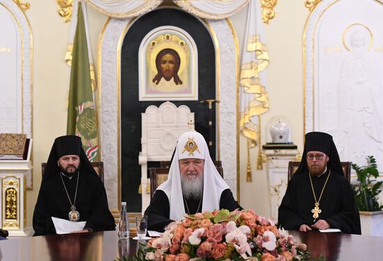 Встреча патриарха Кирилла с духовными лидерами Армении и Азербайджана