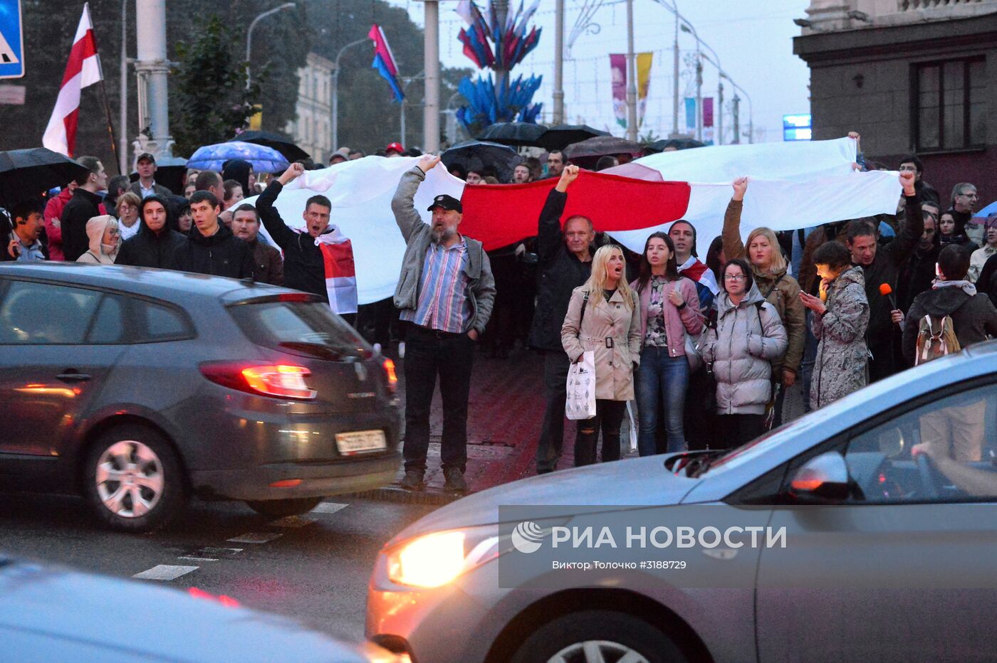 Акция оппозиции в Минске