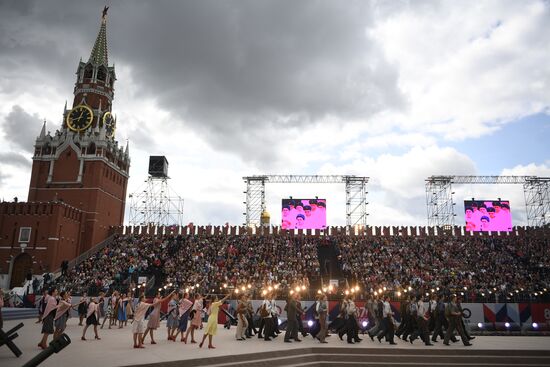 Церемония открытия Дня города на Красной площади