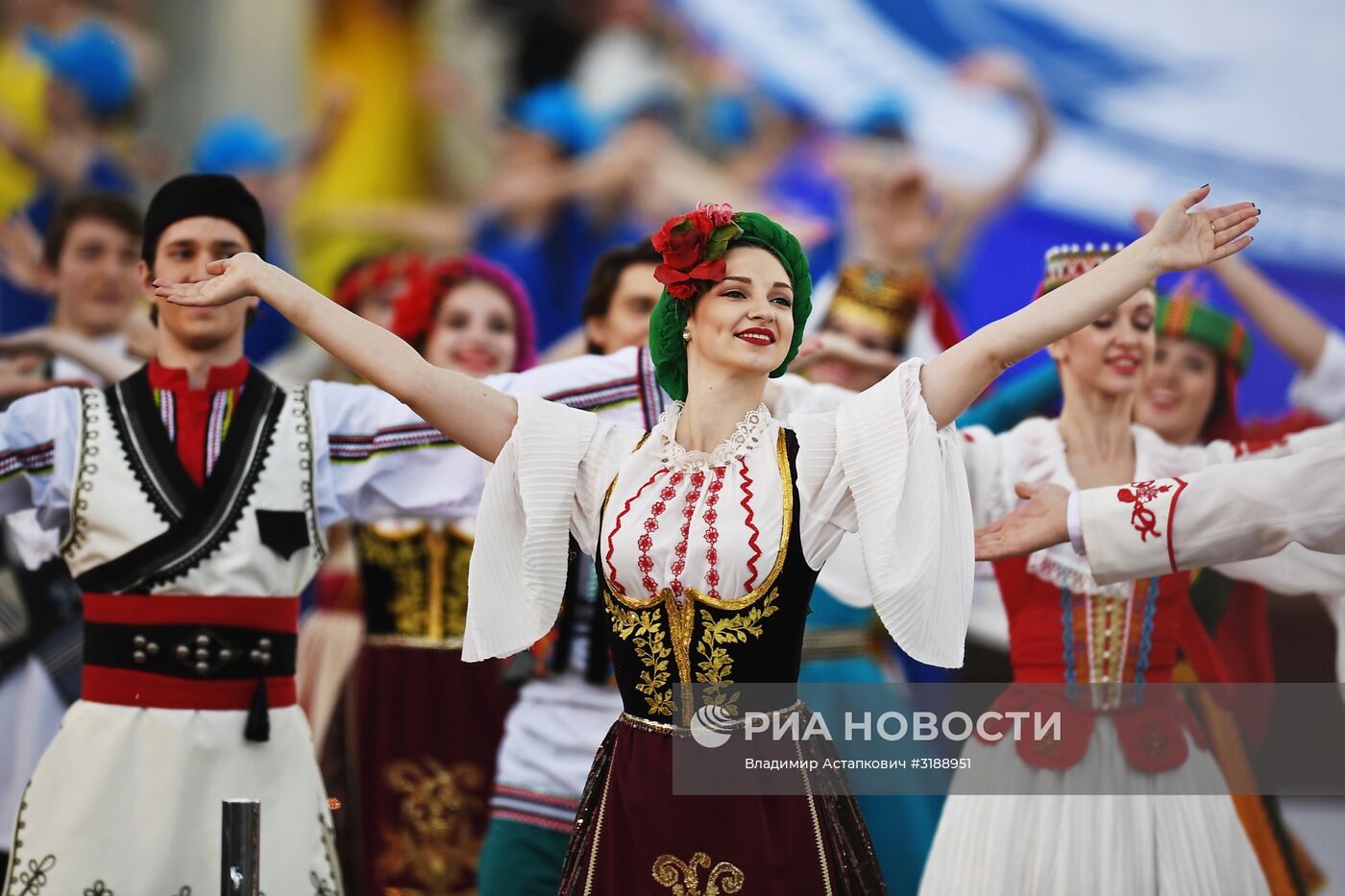 Церемония открытия Дня города на Красной площади