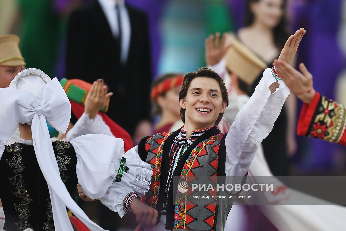 Церемония открытия Дня города на Красной площади