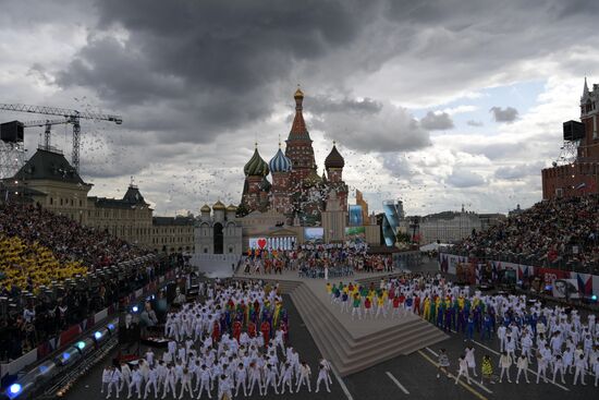 Церемония открытия Дня города на Красной площади