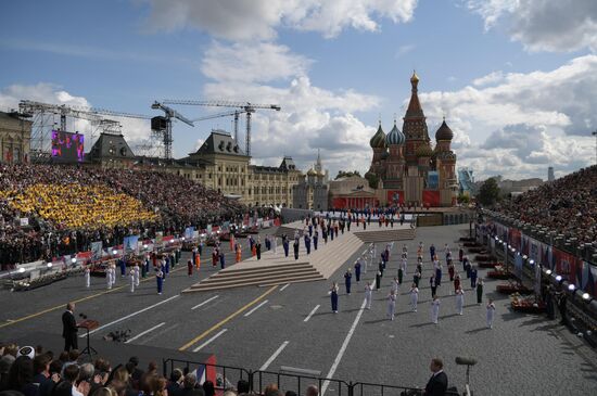 Церемония открытия Дня города на Красной площади