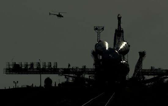 РКН "Союз-ФГ" вывезена на стартовую площадку космодрома "Байконур"