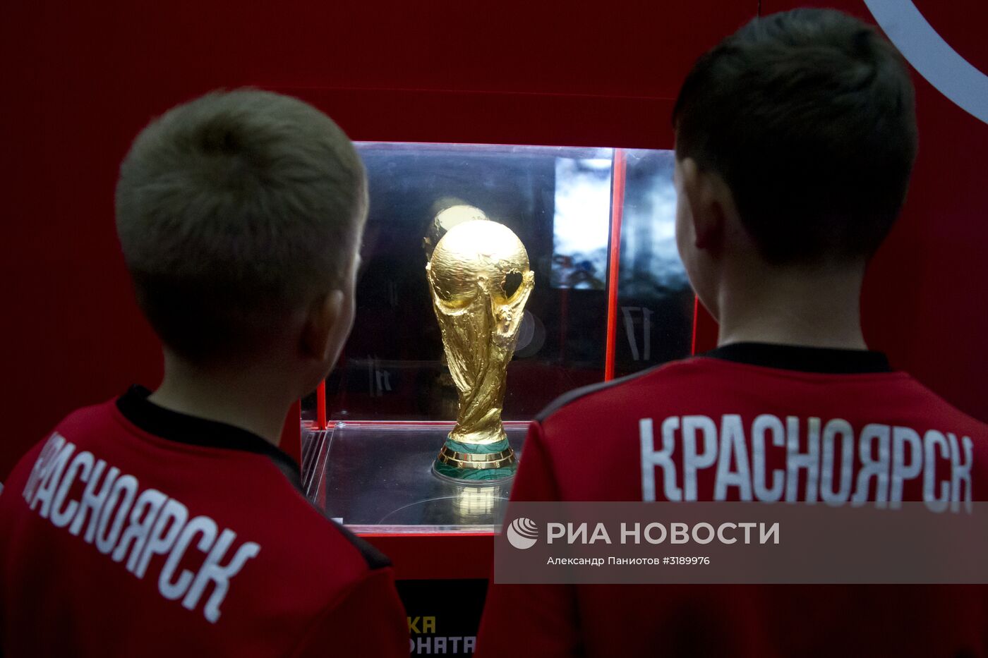 Кубок ЧМ-2018 по футболу представили в Красноярске