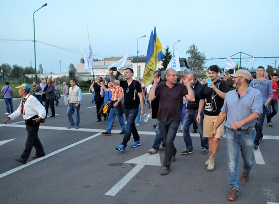 Михаил Саакашвили пересек польско-украинскую границу