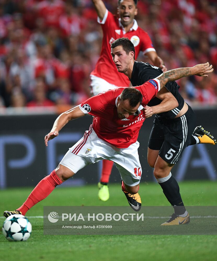 Футбол. Лига чемпионов. Матч "Бенфика" - ЦСКА