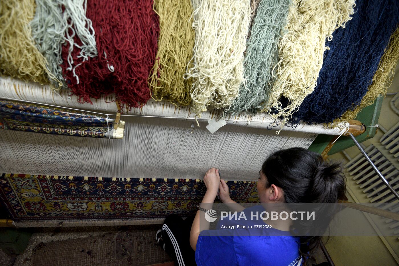 Производство ковров в Армении