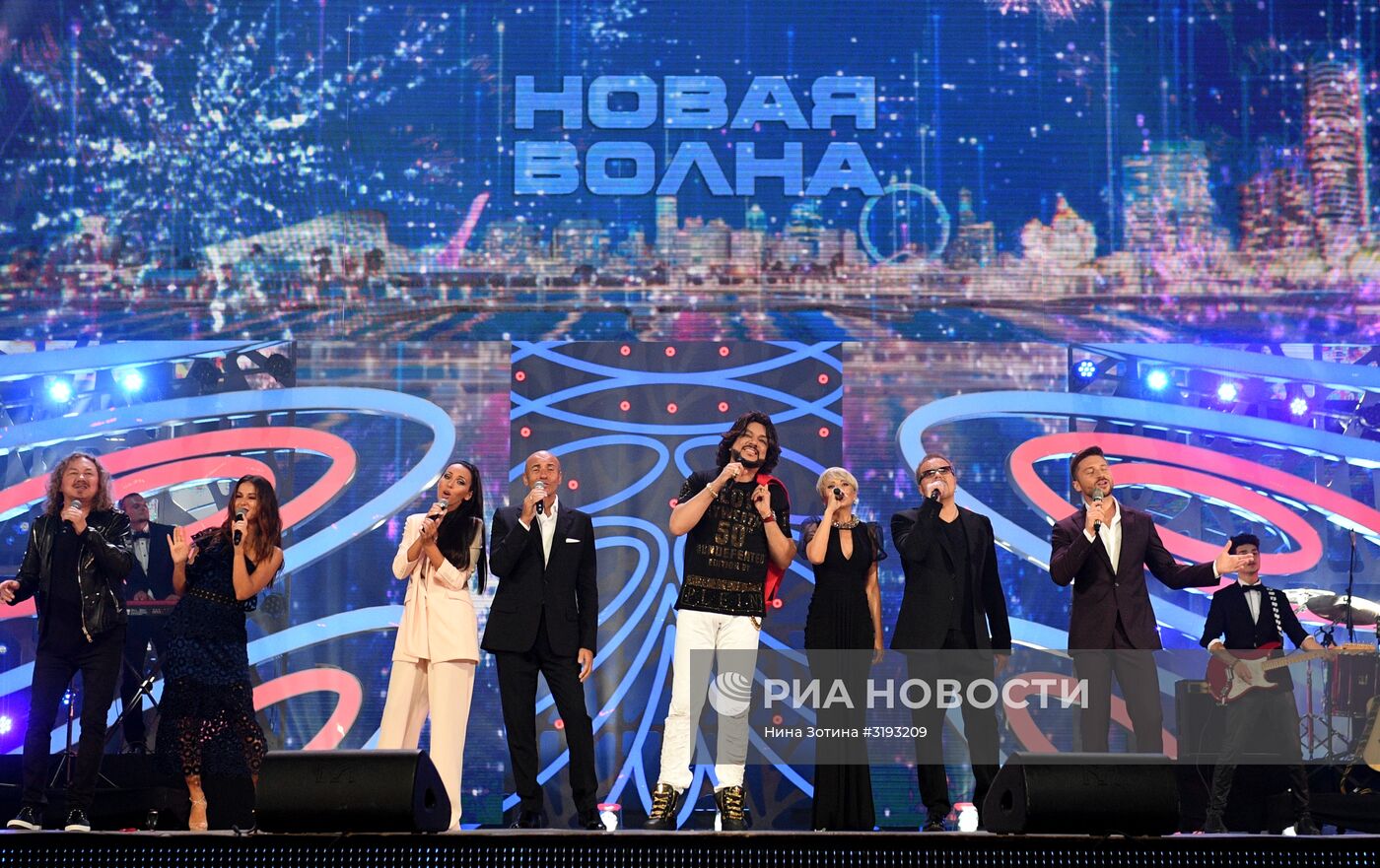 Закрытие конкурса "Новая волна - 2017" в Сочи