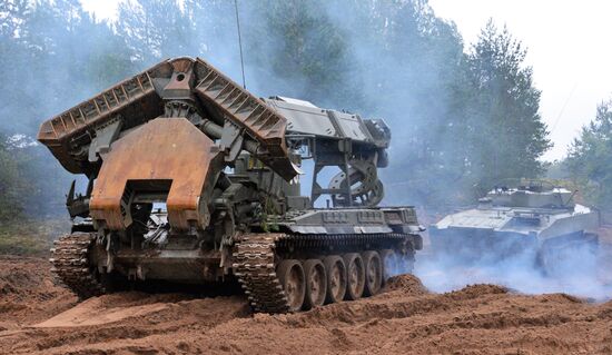 Военные учения в Ленинградской области