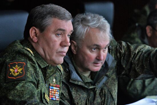 Военные учения в Ленинградской области