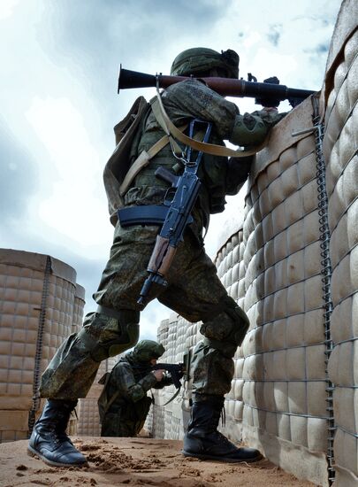 Военные учения в Ленинградской области