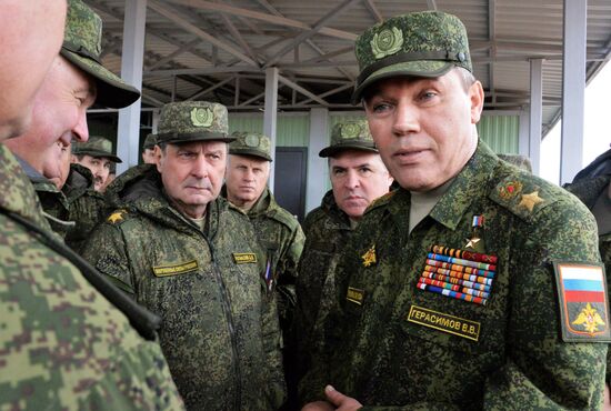 Военные учения в Ленинградской области