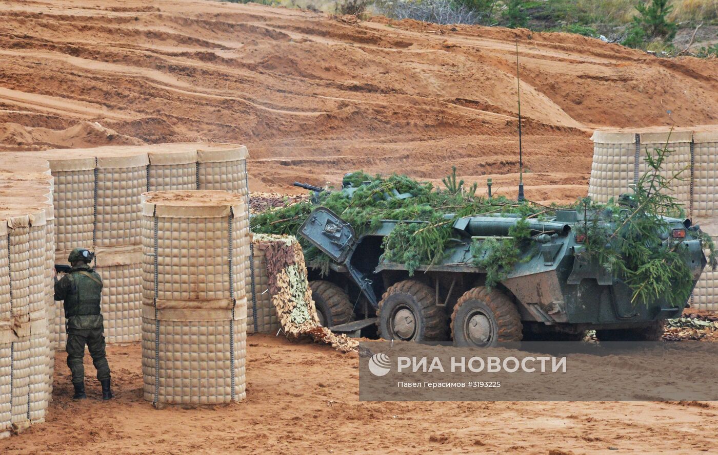 Военные учения в Ленинградской области