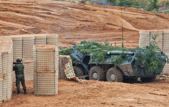 Военные учения в Ленинградской области