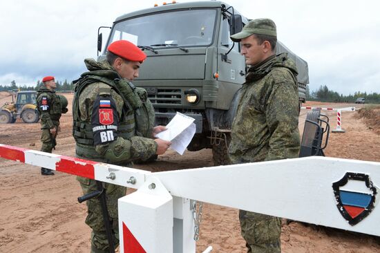 Военные учения в Ленинградской области