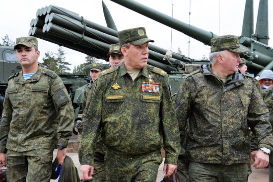 Военные учения в Ленинградской области