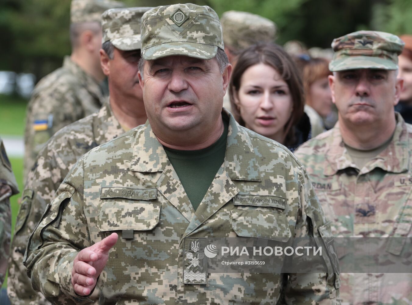 Военные учения Rapid Trident-2017 в Львовской области