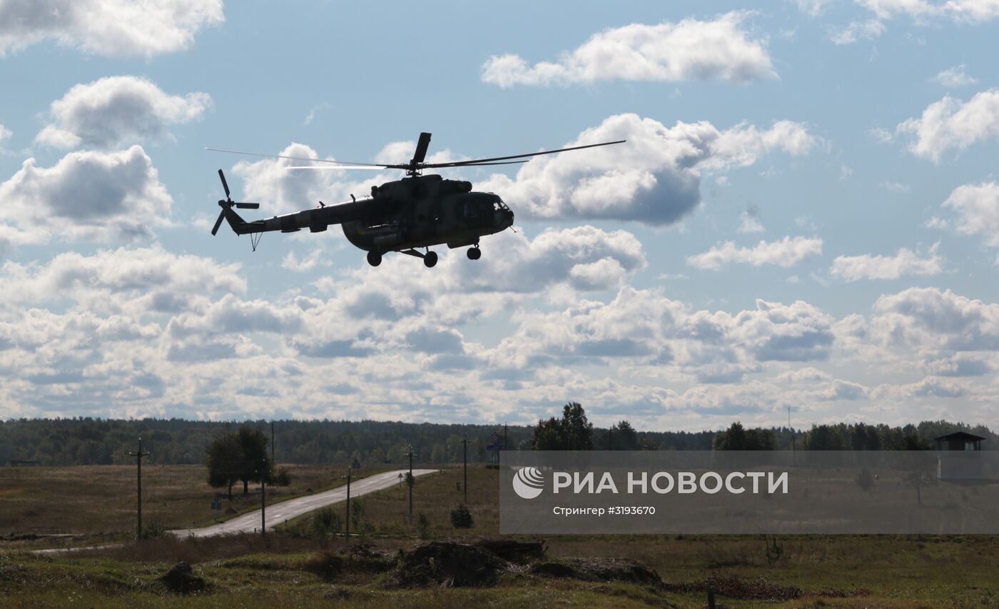 Военные учения Rapid Trident-2017 в Львовской области