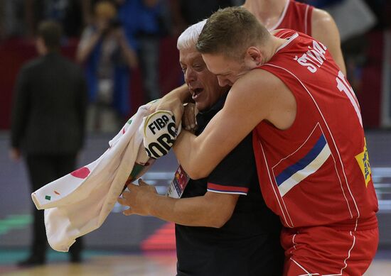 Баскетбол. Чемпионат Европы. Мужчины. Матч Россия - Сербия