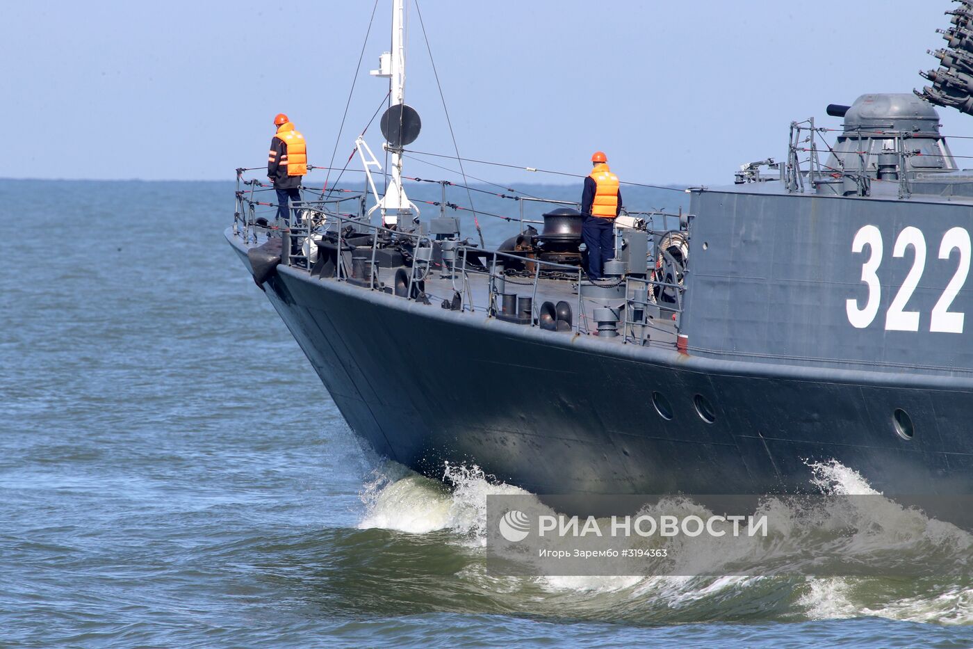 Выход кораблей Балтийского флота в море в рамках учений "Запад-2017"