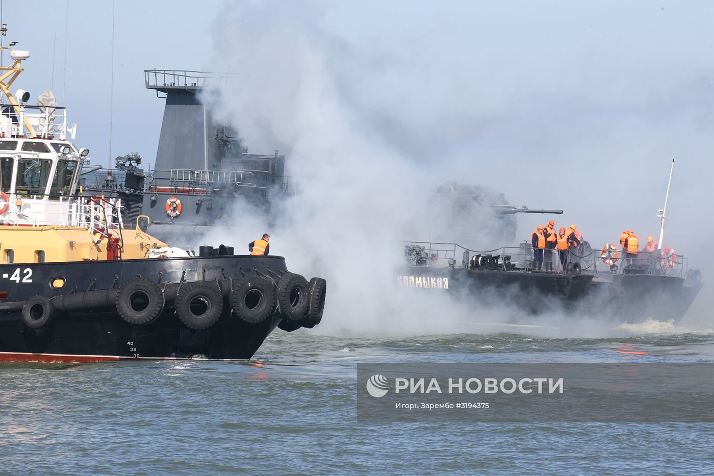 Выход кораблей Балтийского флота в море в рамках учений "Запад-2017"