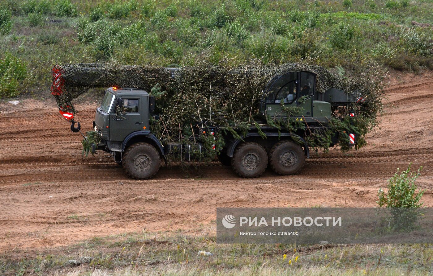 Российско-белорусские учения "Запад-2017" в Белоруссии