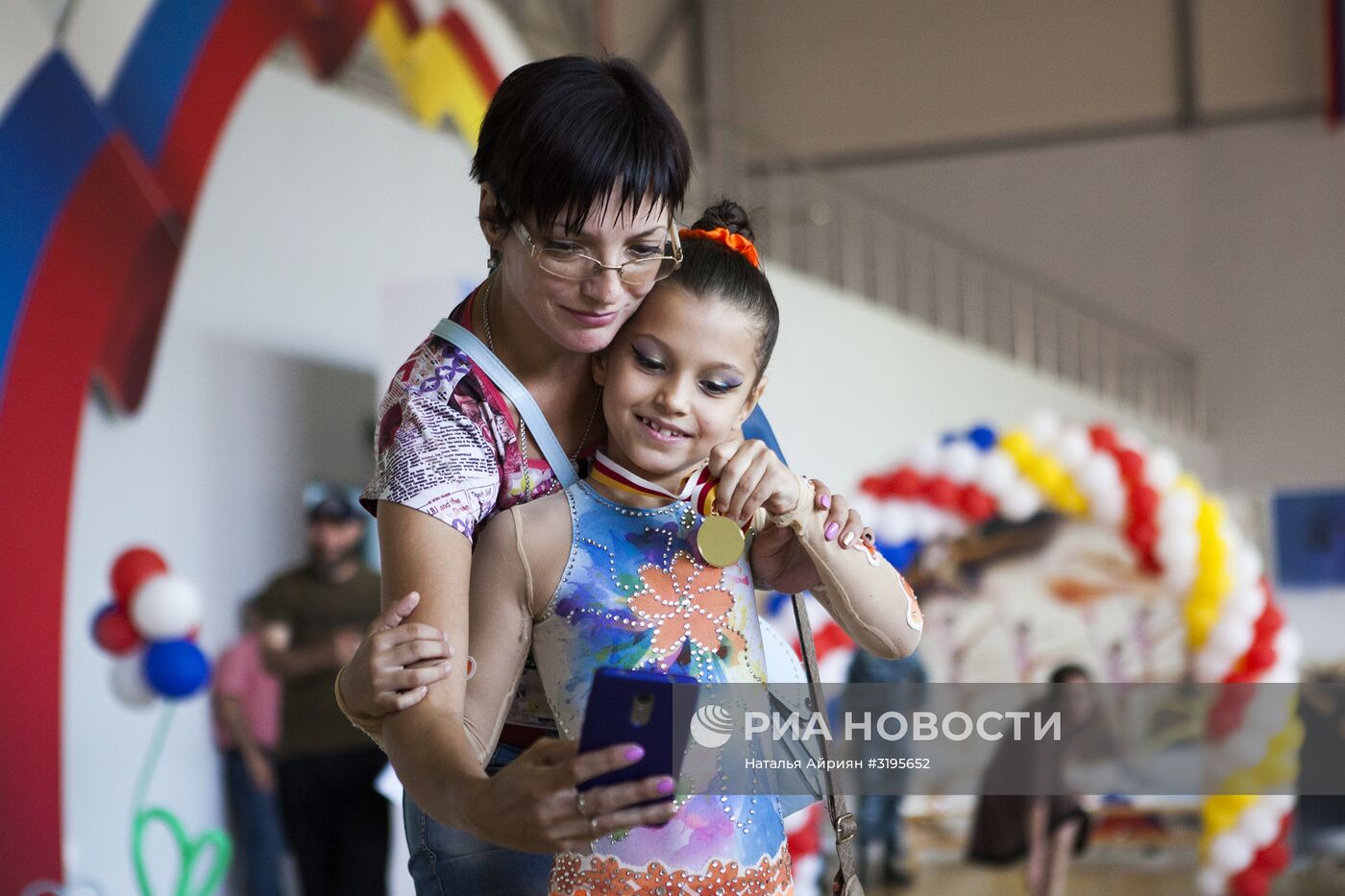 Соревнования по художественной гимнастике в Цхинвале