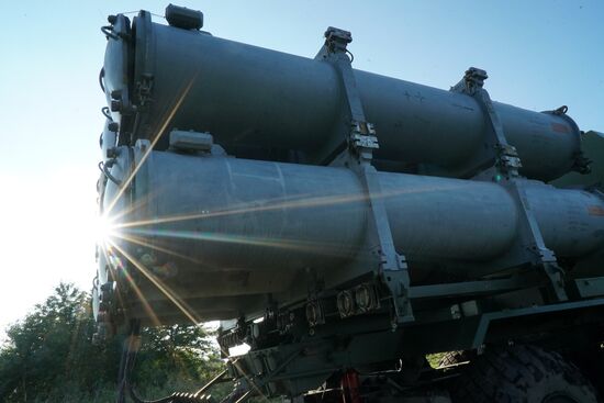 Пуск противокорабельной ракеты БРК "Бал" в рамках учений "Запад-2017"