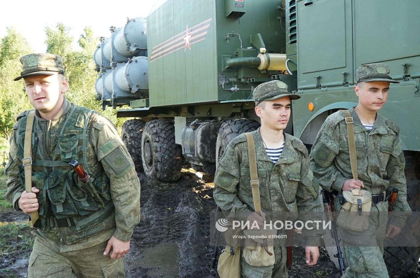 Пуск противокорабельной ракеты БРК "Бал" в рамках учений "Запад-2017"