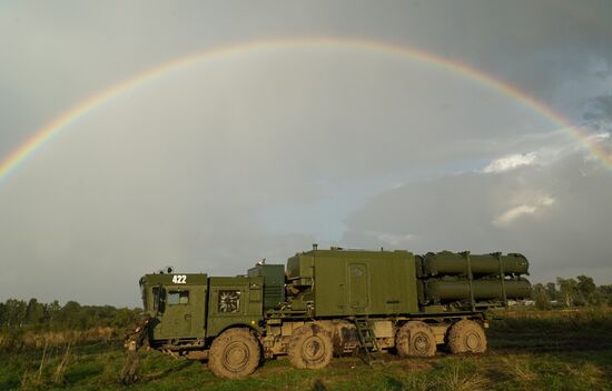 Пуск противокорабельной ракеты БРК "Бал" в рамках учений "Запад-2017"