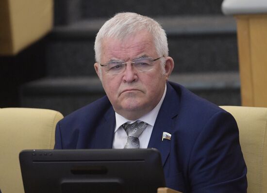 Пленарное заседание Госдумы РФ