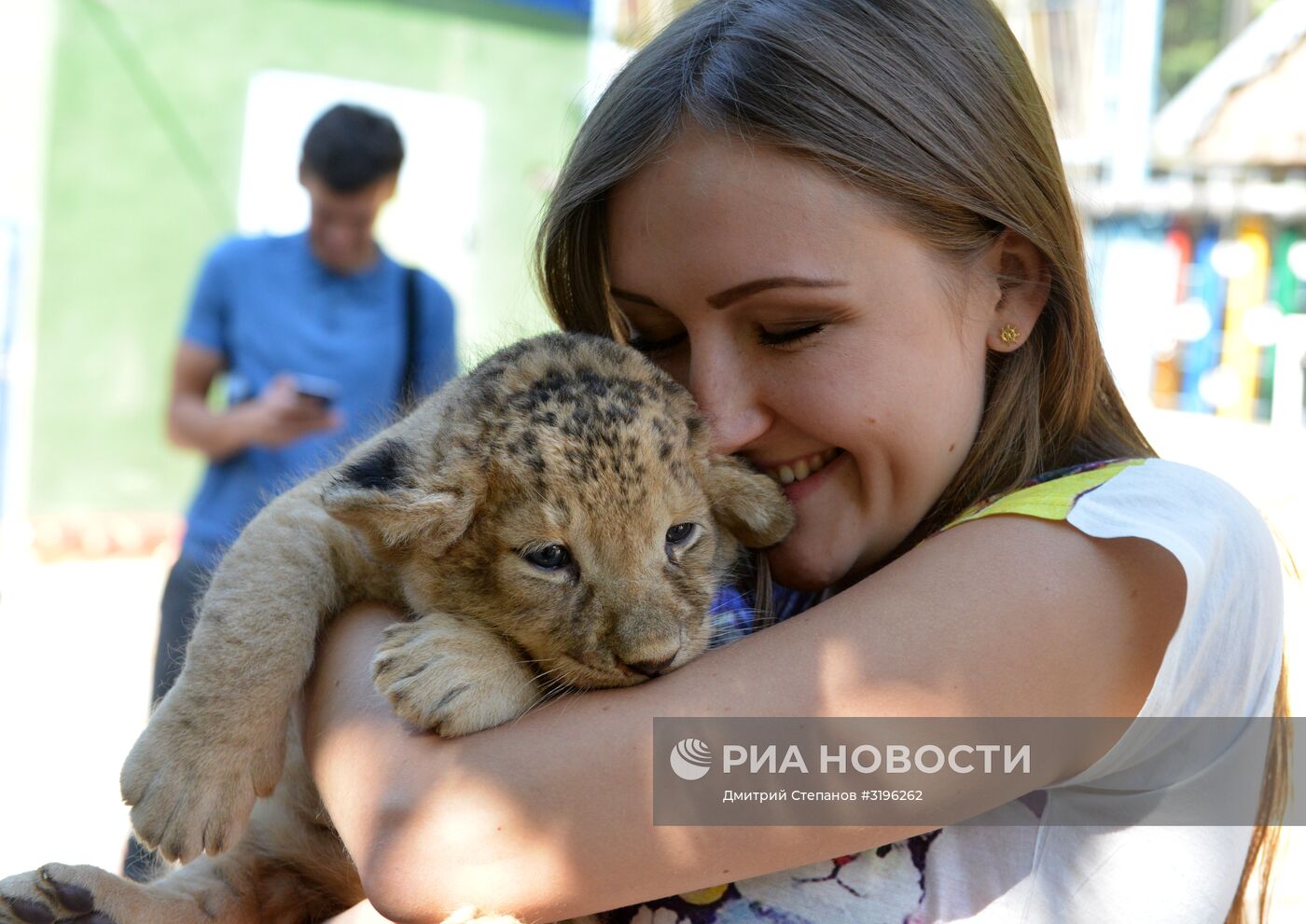 Одного из двух родившихся львят показали в ставропольском зоопарке