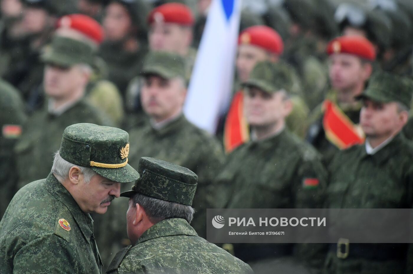 Российско-белорусские военные учения "Запад-2017" в Белоруссии