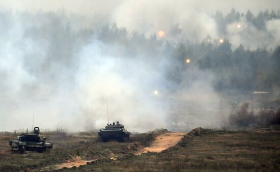 Российско-белорусские военные учения "Запад-2017" в Белоруссии