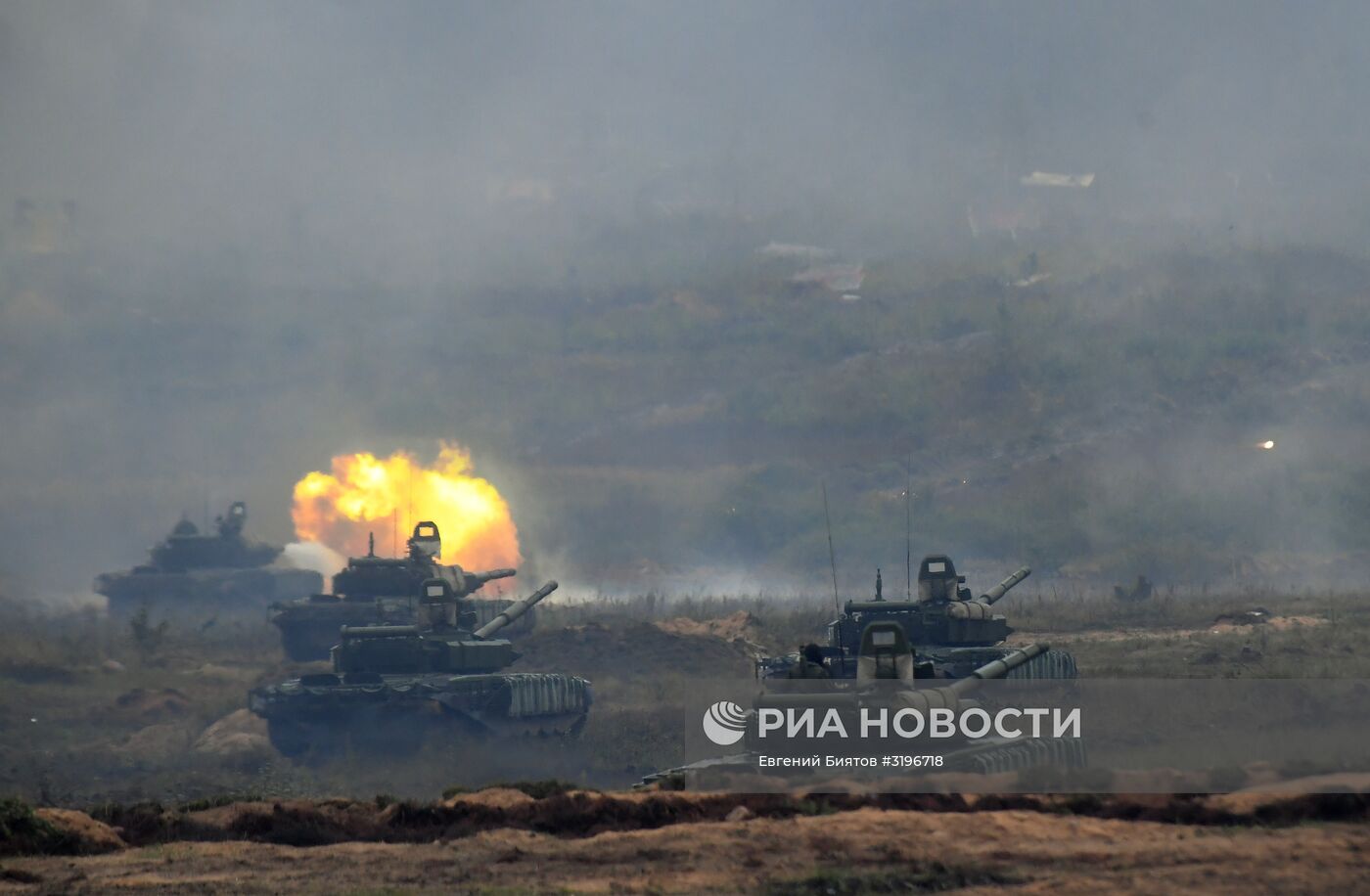 Российско-белорусские военные учения "Запад-2017" в Белоруссии