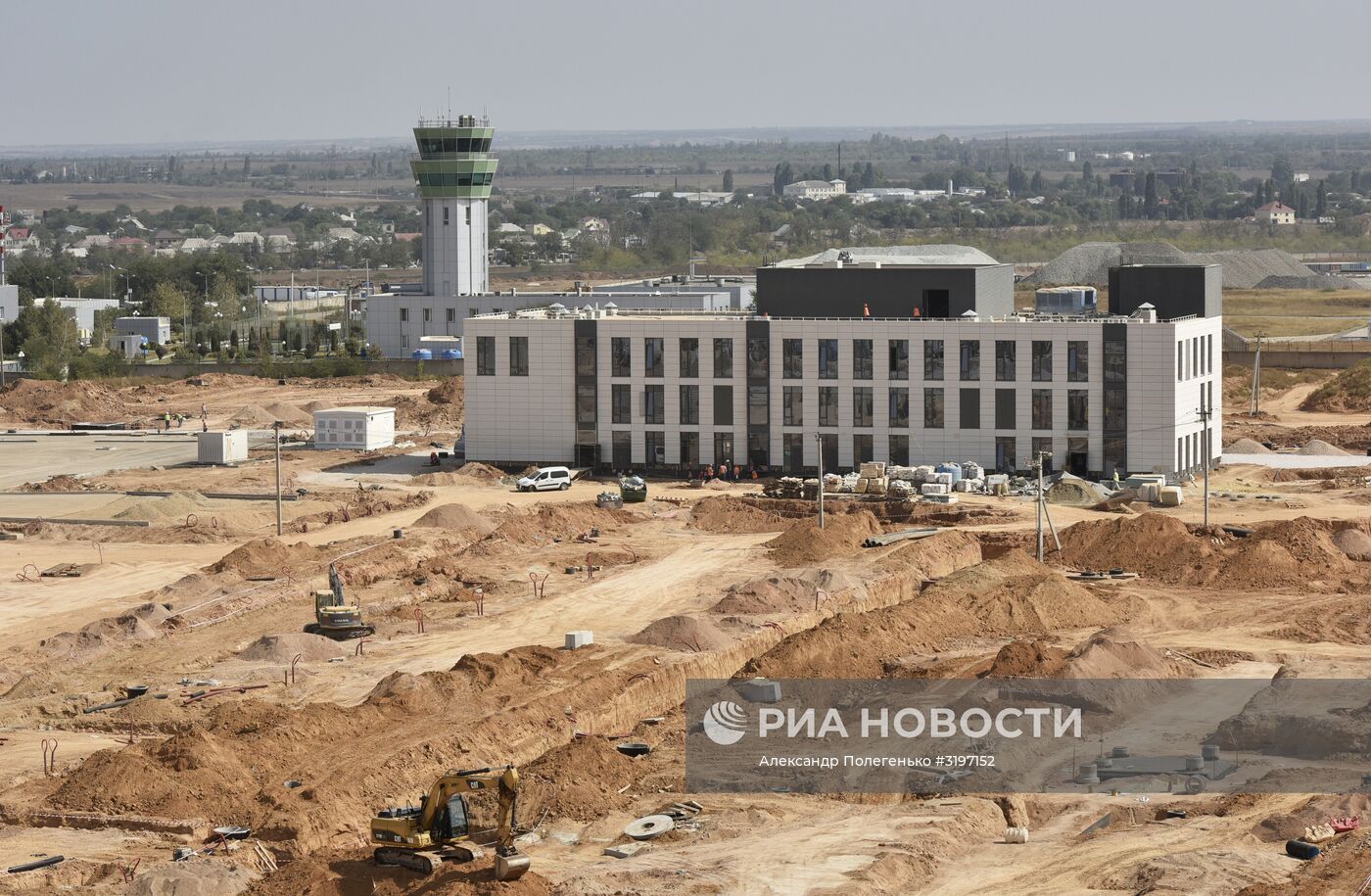 Строительство нового терминала аэропорта "Симферополь"