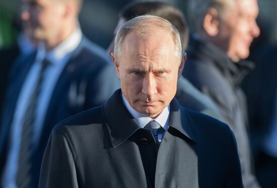 Рабочая поездка президента РФ В. Путина в Ульяновскую область