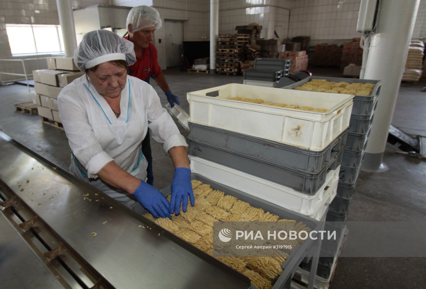 Работа Донецкой макаронной фабрики