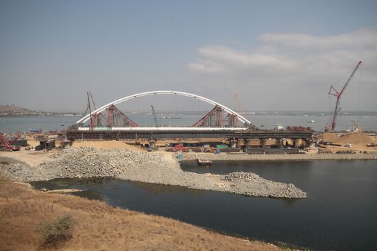 Строительство моста через Керченский пролив