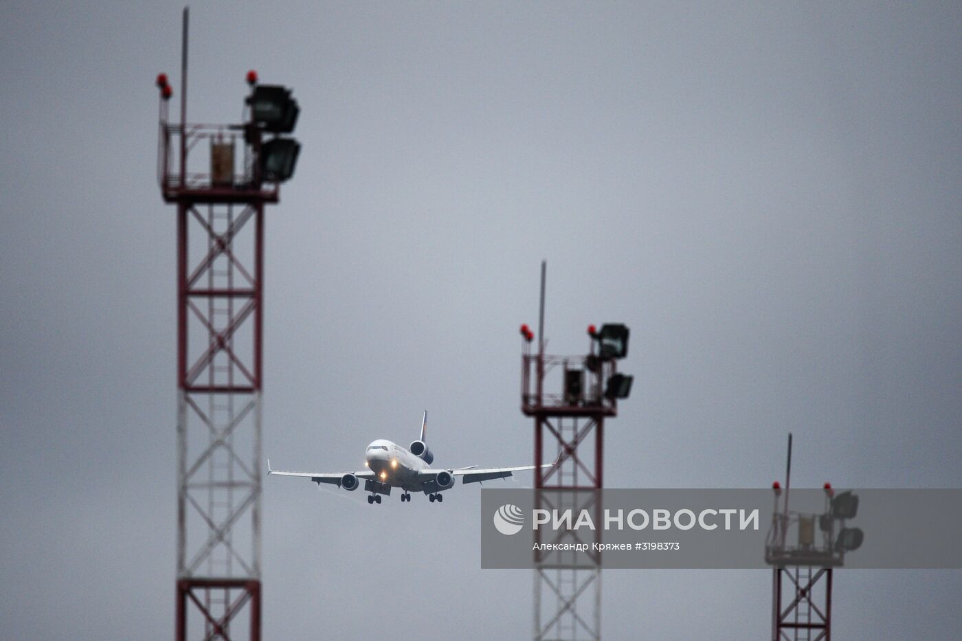 Работа аэропорта "Толмачево" в Новосибирске